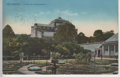 (71910) AK Hannover, Partie am Palmenhaus, 1912