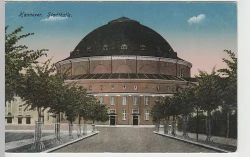 (68458) AK Hannover, Stadthalle vor 1945