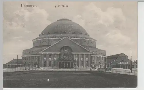 (68438) AK Hannover, Stadthalle 1915