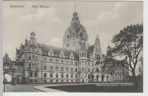 (68439) AK Hannover, Neues Rathaus, vor 1945
