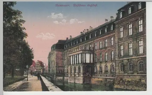 (68423) AK Hannover, Residenzschloss, vor 1920