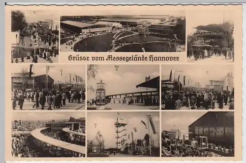 (61131) Foto AK Hannover, Messegelände, Mehrbild, nach 1945