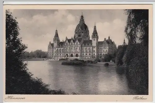 (51295) AK Hannover, Rathaus, vor 1945