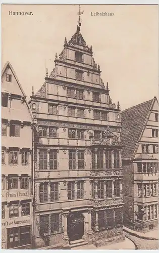 (47575) AK Hannover, Leibnitzhaus 1913