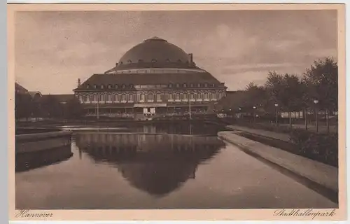 (46591) AK Hannover, Stadthallenpark, 1927