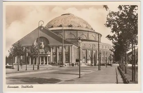 (43994) Foto AK Hannover, Stadthalle 1933-45
