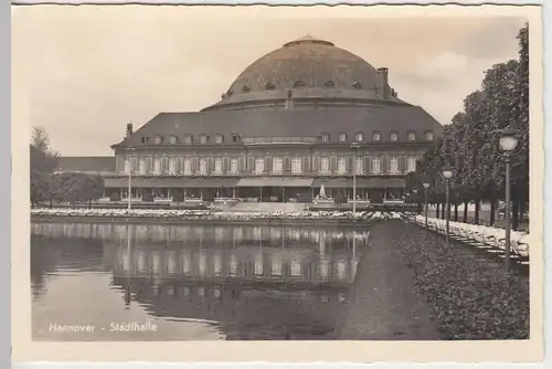 (43987) Foto AK Hannover, Stadthalle, vor 1945