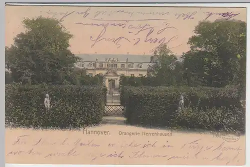 (42023) AK Hannover, Herrenhausen, Orangerie 1903