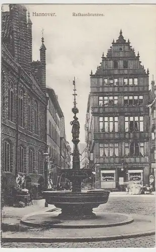 (40912) AK Hannover, Rathausbrunnen, 1910er