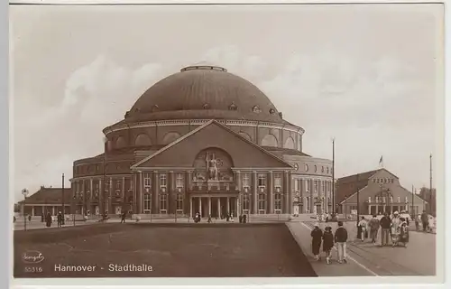 (40013) Foto AK Hannover, Stadthalle 1920/30er