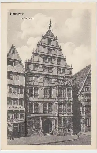 (35200) AK Hannover, Leibnizhaus, vor 1945