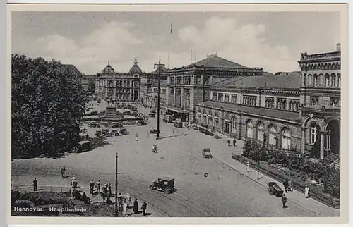 (31068) AK Hannover, Hauptbahnhof, vor 1945