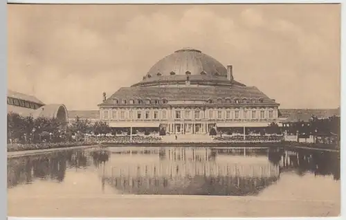 (30855) AK Hannover, Stadthalle Rückansicht, vor 1945