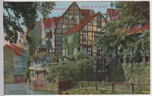 (12184) AK Hannover, Leine, Ortsansicht, vor 1945