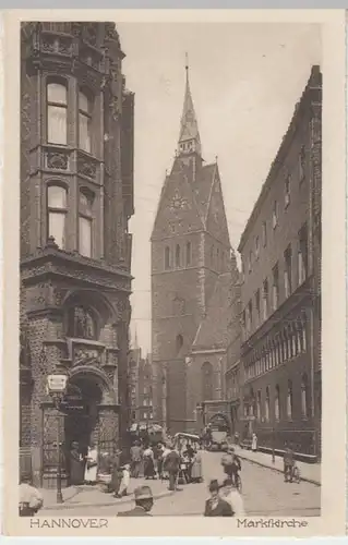 (11686) AK Hannover, Marktkirche, aus Leporello vor 1945