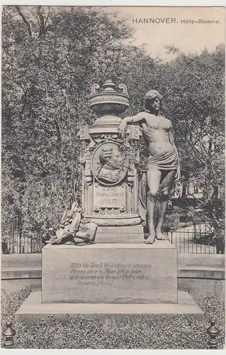 (115615) AK Hannover, Hölty-Denkmal 1907