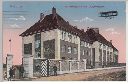 (115566) AK Hannover, Vahrenwalder Heide, Fliegerstation 1916