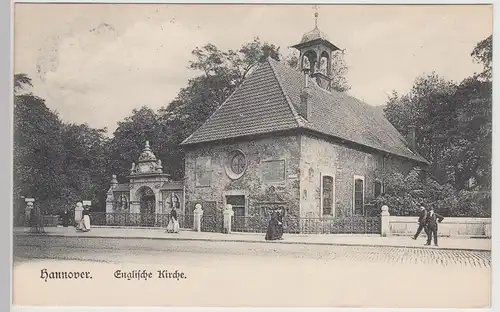 (115565) AK Hannover, Englische Kirche 1906