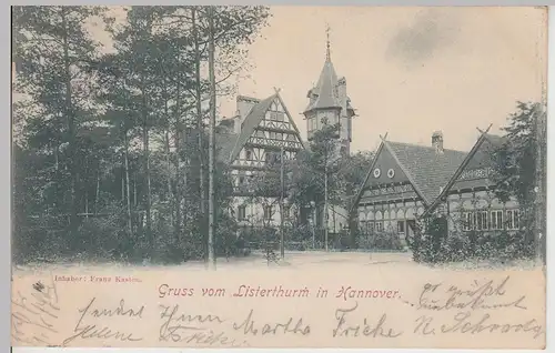 (115557) AK Hannover, Listerturm 1902