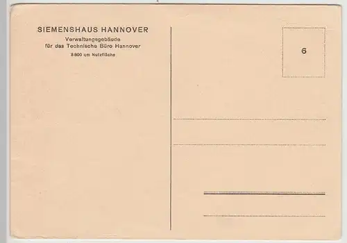 (115466) AK Hannover, Siemenshaus 1920/30er