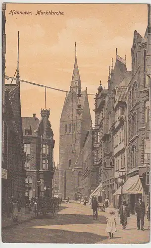 (112783) AK Hannover, Marktkirche 1910/20er