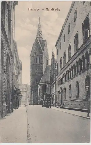 (111217) AK Hannover, Marktkirche um 1910