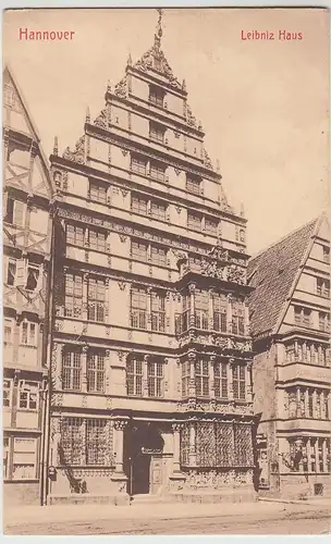 (111216) AK Hannover, Leibnitzhaus um 1910