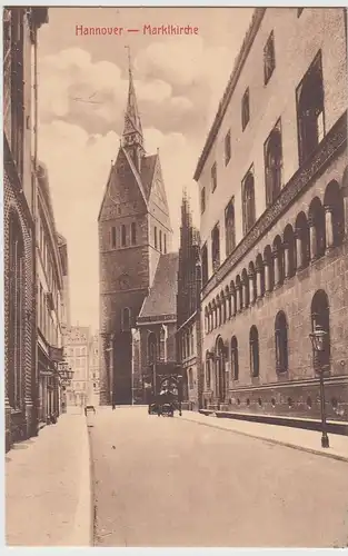 (111214) AK Hannover, Marktkirche um 1910
