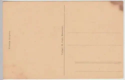 (110071) AK Hannover, Cafe Kröpcke, Oper, Straßenbahn, vor 1945