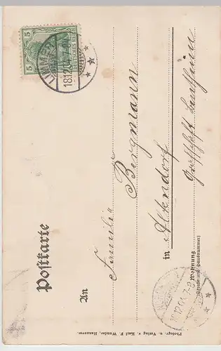 (106123) AK Hannover, Herrenhausen, Große Fontäne 1904