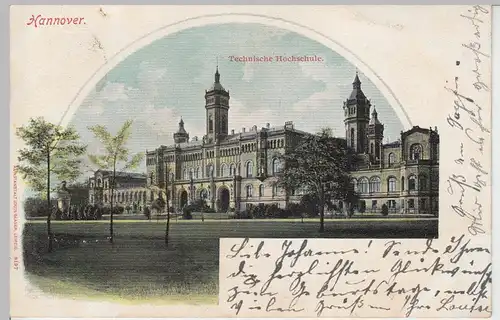 (104941) AK Hannover, Technische Hochschule, 1900