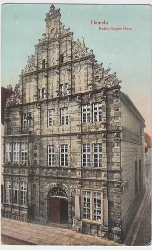 (98989) AK Hameln, Rattenfängerhaus, 1919