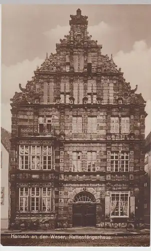 (95904) Foto AK Hameln, Rattenfängerhaus, 1920er