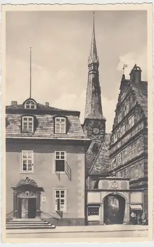 (15194) Foto AK Hameln, Rathaus, Marktkirche, vor 1945