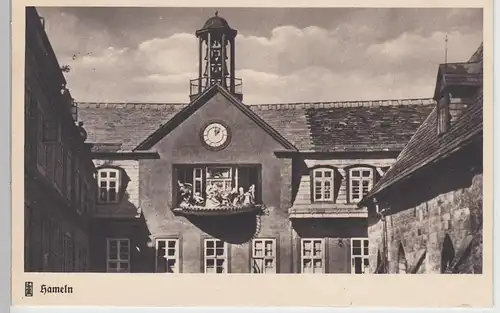 (104196) AK Hameln, Rattenfänger-Kunstuhr, 1920er