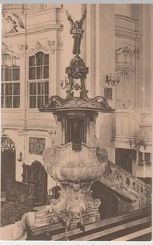 (77469) AK Hamburg, Kanzel der St. Michaeliskirche, vor 1945