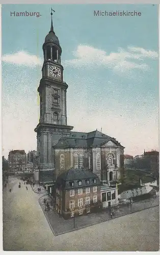 (75564) AK Hamburg, Kirche Sankt Michaelis, vor 1945