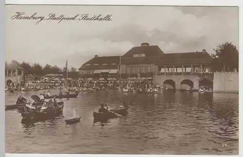 (66440) Foto AK Hamburg, Stadtpark, Stadthalle, 1920er