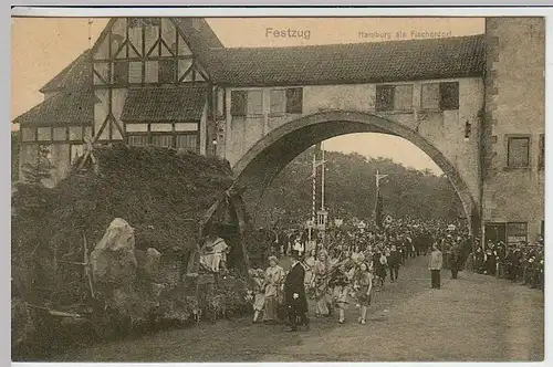 (34635) AK Hamburg, Festzug "Hamburg als Fischerdorf", 1909