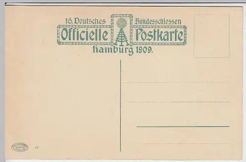 (34635) AK Hamburg, Festzug "Hamburg als Fischerdorf", 1909