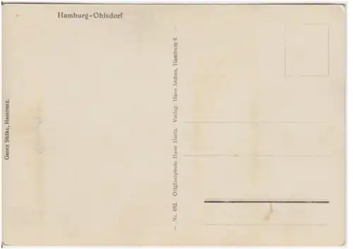 (2684) Foto AK Hamburg Ohlsdorf, Denkmal im Park 1930/40er