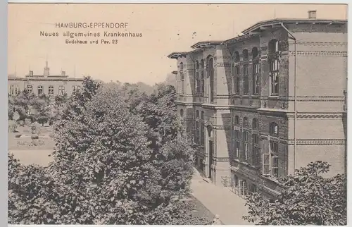 (115474) AK Hamburg Eppendorf, Neues Allgemeines Krankenhaus 1910