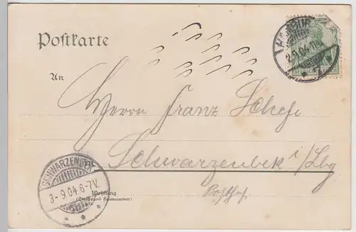 (114949) AK Hamburg Eimsbüttel, Lappenbergsallee 1904