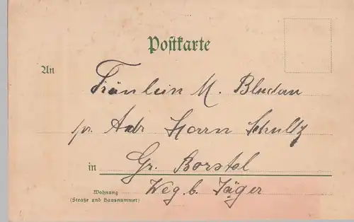 (112585) AK Hamburg, Eimsbüttel, Realschule, bis um 1905