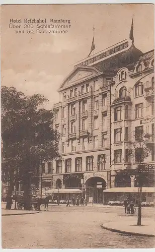 (112425) AK Hamburg, Hotel Reichshof 1922