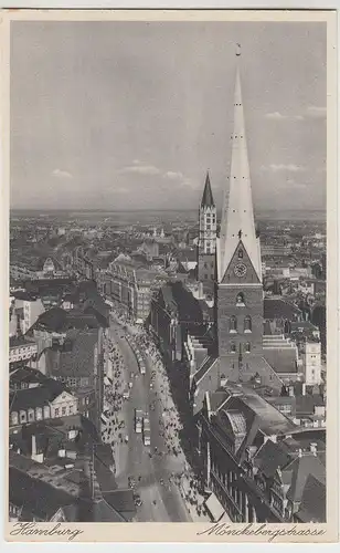 (110339) AK Hamburg, Mönckebergstraße vor 1945