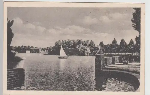 (110117) AK Hamburg, Stadtparksee, Segelboot