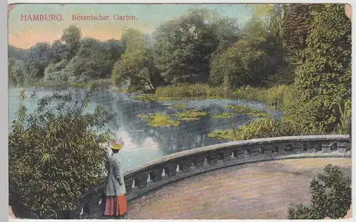 (109093) AK Hamburg, Botanischer Garten, Feldpost 1917