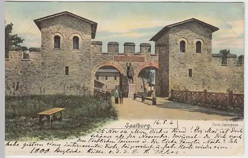 (24622) AK Bad Homburg vor der Höhe, Kastell Saalburg 1904