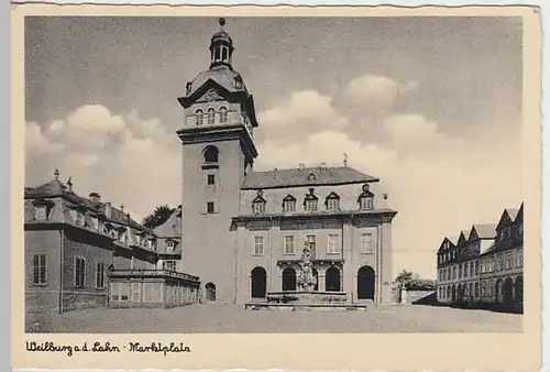 (20772) AK Weilburg, Marktplatz, vor 1945